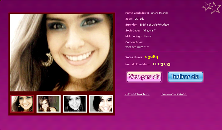 Liderança feminina concurso de beleza DD Tank Concurso de beleza DD Tank - Mulheres