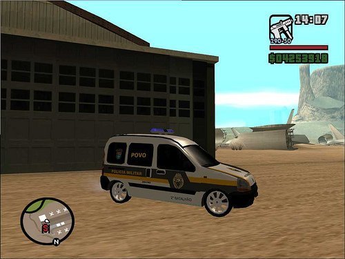Kangoo PM Paraná para GTA San Andreas Kangoo PM Paraná