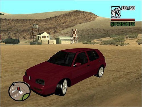 Golf GLX 2.0 MI 97 para GTA San Andreas Golf GLX 2.0 MI 97