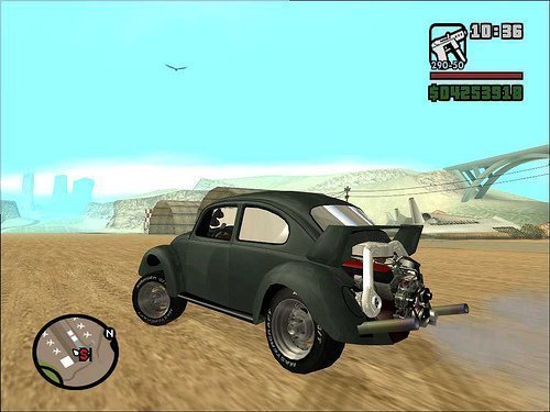 Fusca V8 Bi Turbo para GTA San Andreas Fusca V8 Bi Turbo