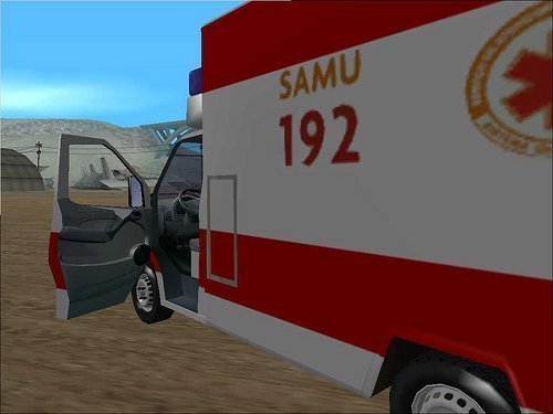 Ambulância do SAMU