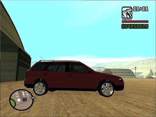 Parati G4 2.0 Plus 2008 para GTA San Andreas Parati G4 2.0 Plus 2008
