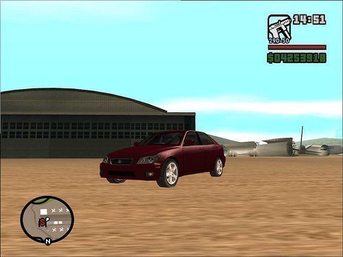 Lexus IS300 para GTA San Andreas Lexus IS300
