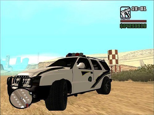 Blazer da Polícia Civil do Rio para GTA San Andreas Blazer da Polícia Civil do Rio