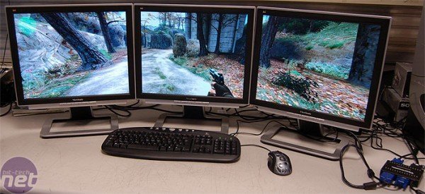 Ao invés de comprar um só monitor gamer, por que não combinar vários monitores? Combinando vários monitores
