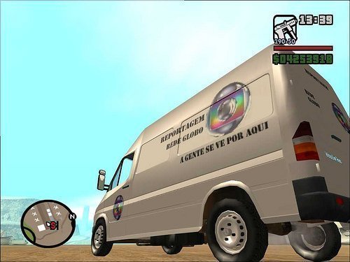 Mercedes Sprinter da Globo