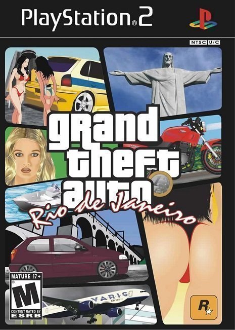 Outra capa fictícia do GTA Rio
