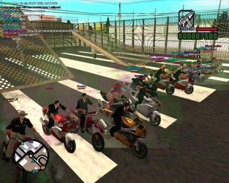 Screenshot de um servidor de SA-MP
