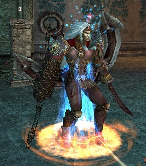 Personagem em um servidor de Perfect World