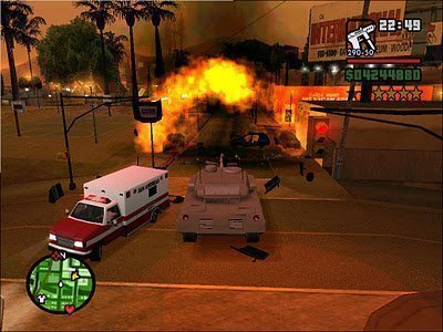 CÓDIGO DO TANQUE DE GUERRA GTA SAN ANDREAS PS2 