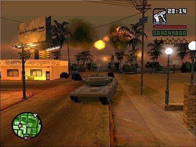 Tanque de guerra para o GTA San Andreas - Jogos Palpite Digital