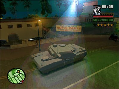 Tanque de guerra para o GTA San Andreas - Jogos Palpite Digital